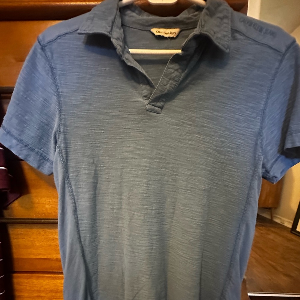 Calvin Klein Jeans Classic Blue Polo